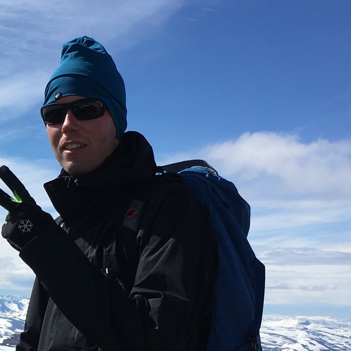 Martin Ivarsson på Kebnekaise